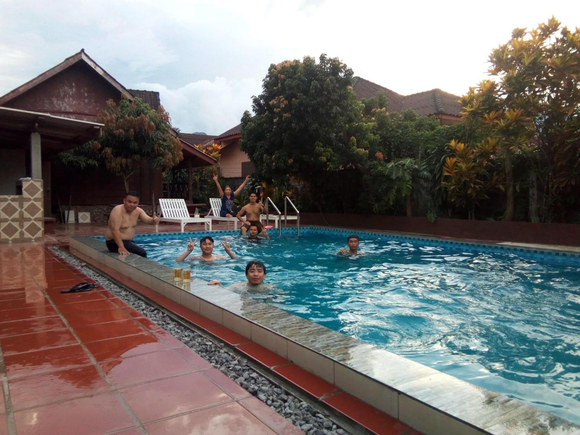 Bungalow Vang Vieng Luaran gambar