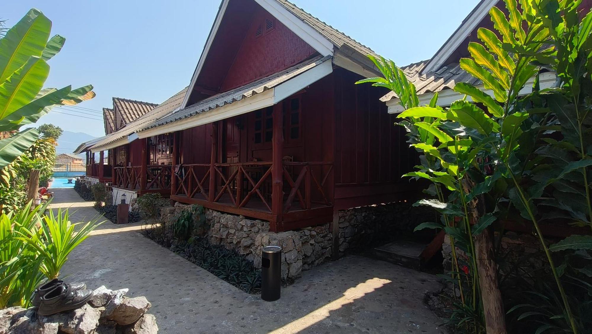 Bungalow Vang Vieng Luaran gambar